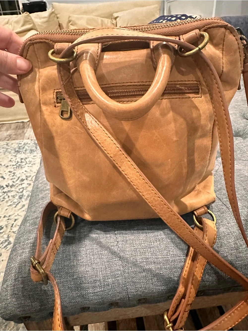 The Sak zip shoulder